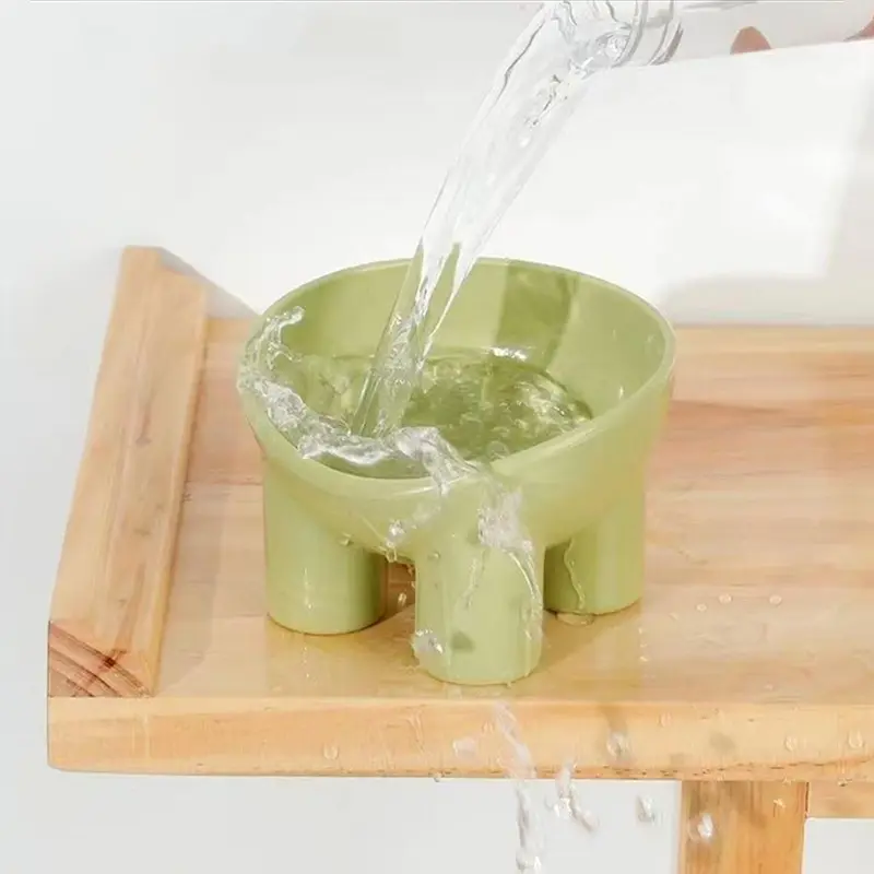 Bát Cho Thú Cưng, Cho Chó Mèo, Thiết Kế Chân Cao, Thích Hợp Cho Chó Nhỏ Bảo Vệ Cổ, Bát Đựng Thức Ăn Và Nước, Chống Lật, Bát Đựng Đồ Ăn Nhẹ Tráng Miệng Cho Thú Cưng, Đĩa Đĩa 8