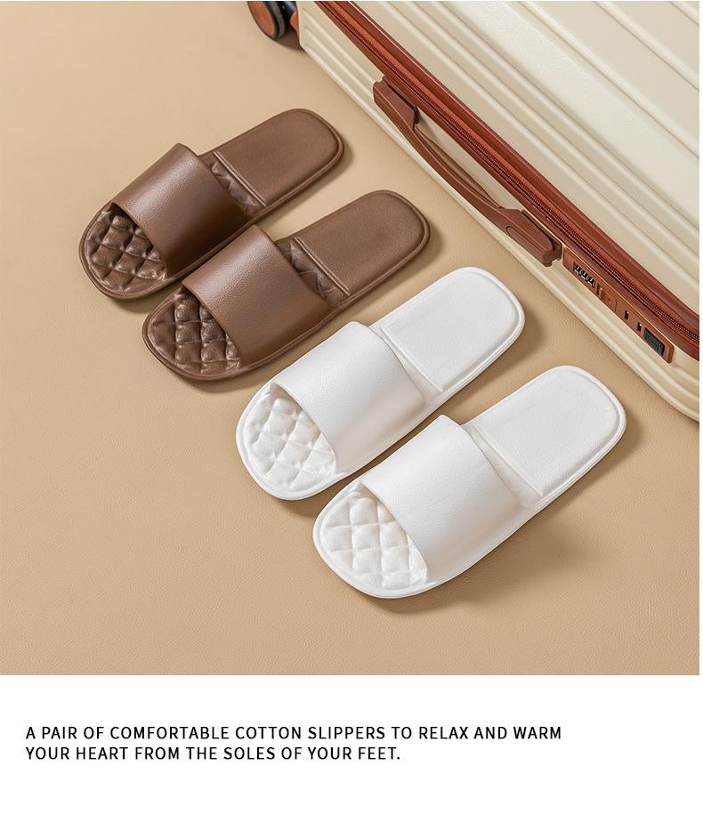 Product Introduction of New Folding Slippers Women's Indoor Slippers Home Non-Slip Eva Portable Travel Slippers 16