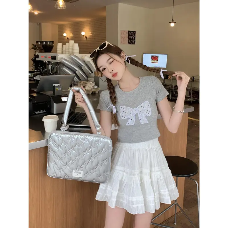 Korean Bow Laptop Ipad Bag | Tas laptop ipad Pita Korea 7