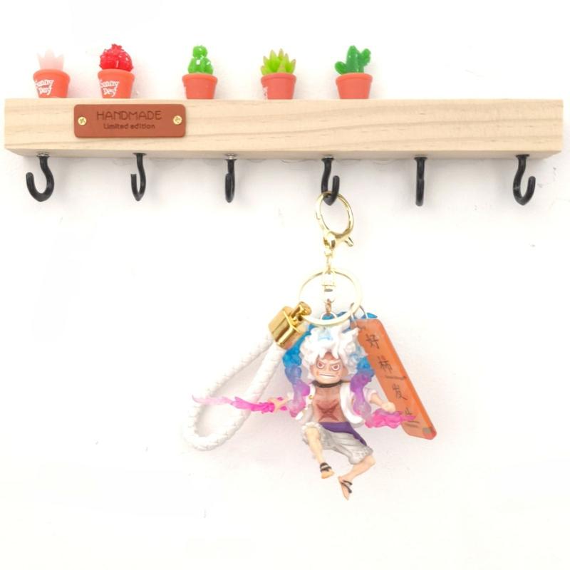 Product Introduction of Móc Chìa Khóa One Piece NICKA Luffy, Thiết Kế Vua Hàng Hải Bánh Răng Thứ Năm Mặt Dây Chuyền Cặp Sách Học Sinh Apollo, Quà Tặng Cho Bé Trai, Phụ Kiện Mặt Dây Chuyền Cá Tính Hoa Móc Khoá Nữ 7