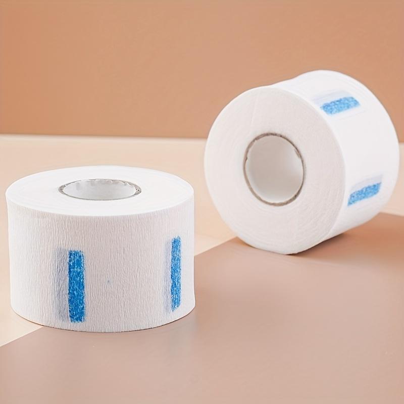 Disposable Barber Paper Neck Strips, Hairdressing Stretchy Wrap & Neck Paper Tissue Roll for Salon Haircut Styling Coloring Spa Massage, Durable Neck Patch, Neck Care Paper 0
