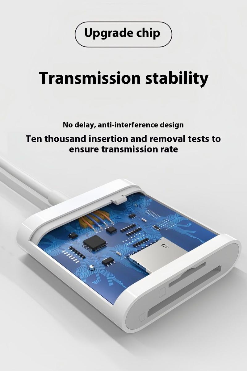 Product Introduction of SL for iPhone Apple phone card reader TF/SD card camera Android typec universal U disk OTG adapter 4