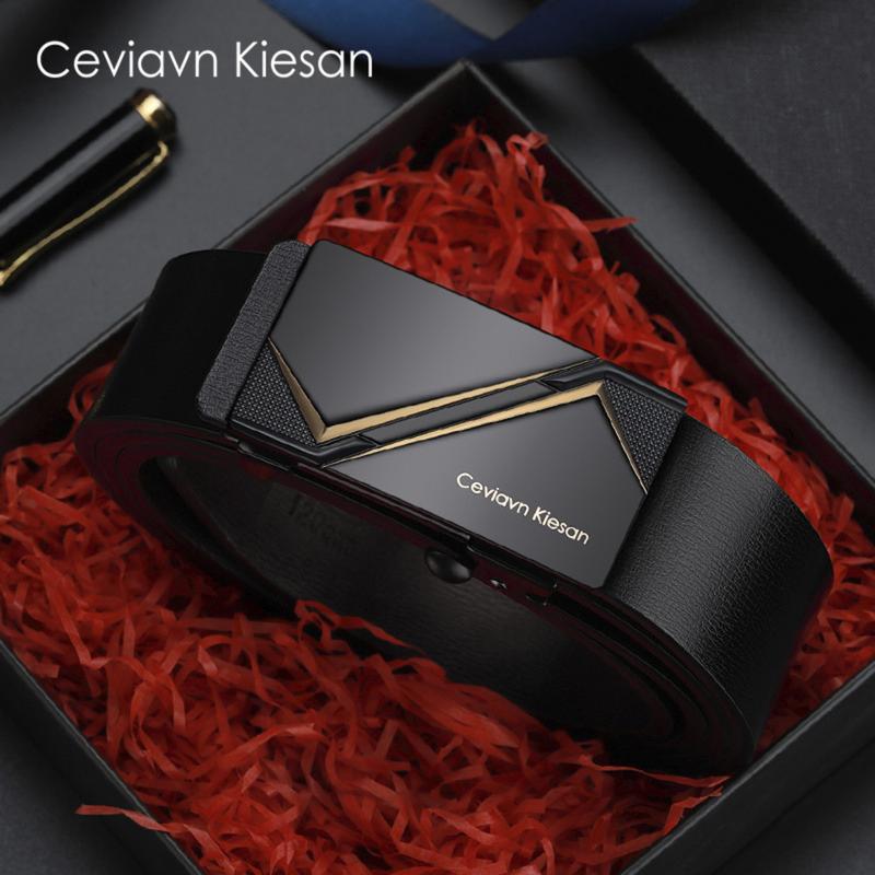 Thắt lưng da nam Dây nịt nam cao cấp khóa tự động Bảo hành 12 tháng Ví thắt lưng dây lưng Kim Tuyến