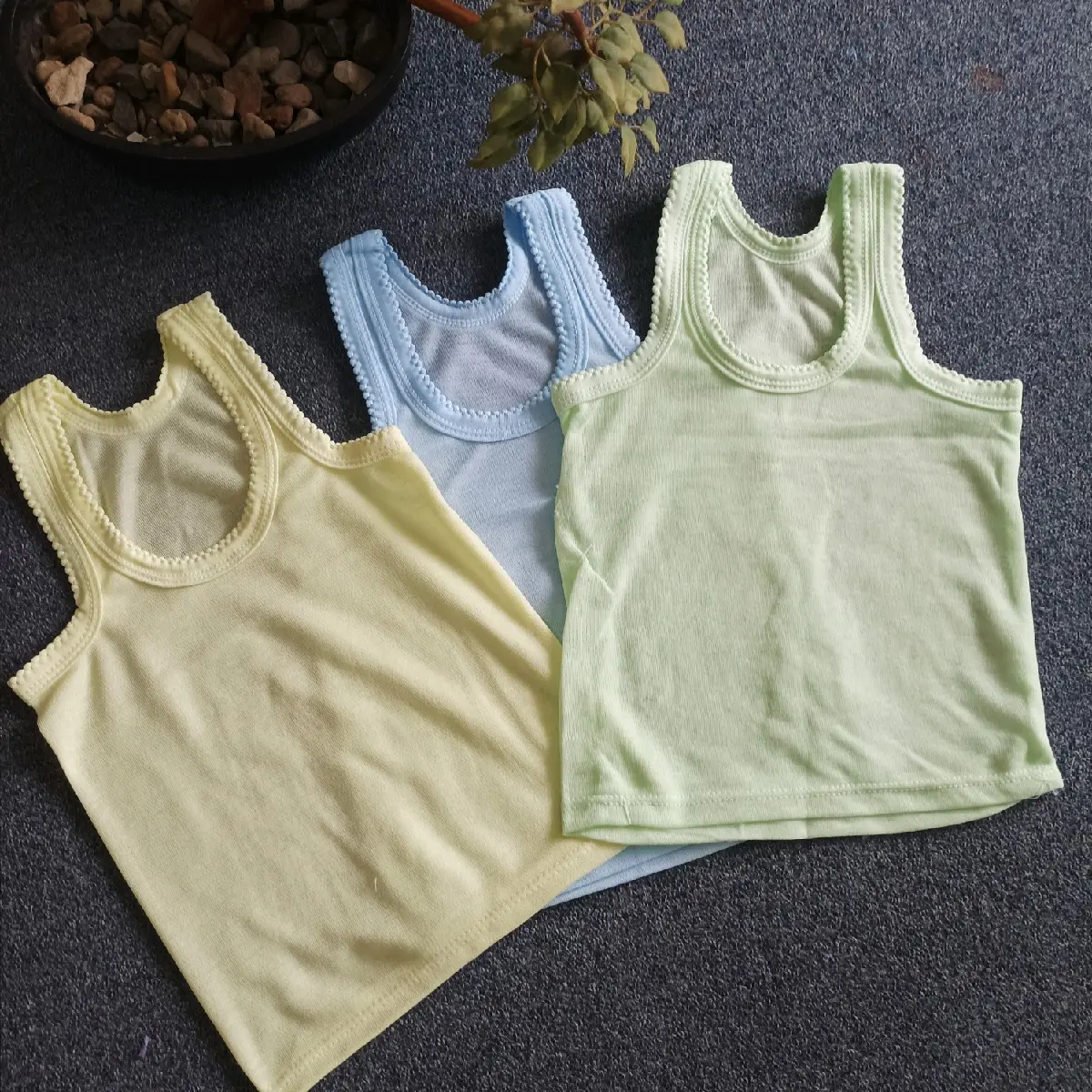 Azzalfa26-3 pcs kaos singlet/ kaos dalam anak