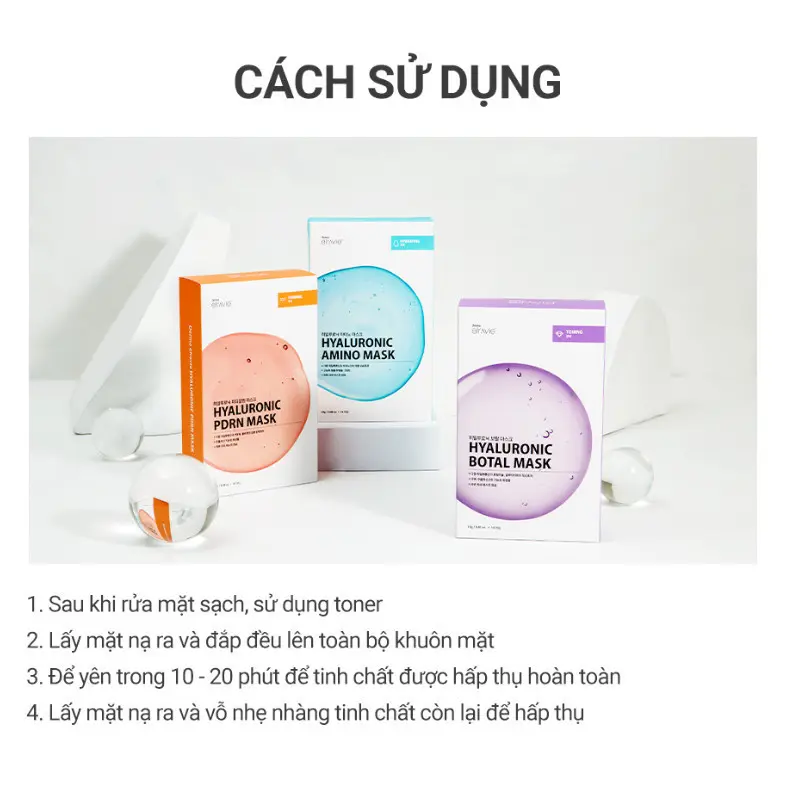 Mặt Nạ Elravie Hyaluronic Amino Mask Dược Mỹ Phẩm Cao Cấp Hàn Quốc Dưỡng Ẩm, Làm Dịu 01 miếng 25g 7