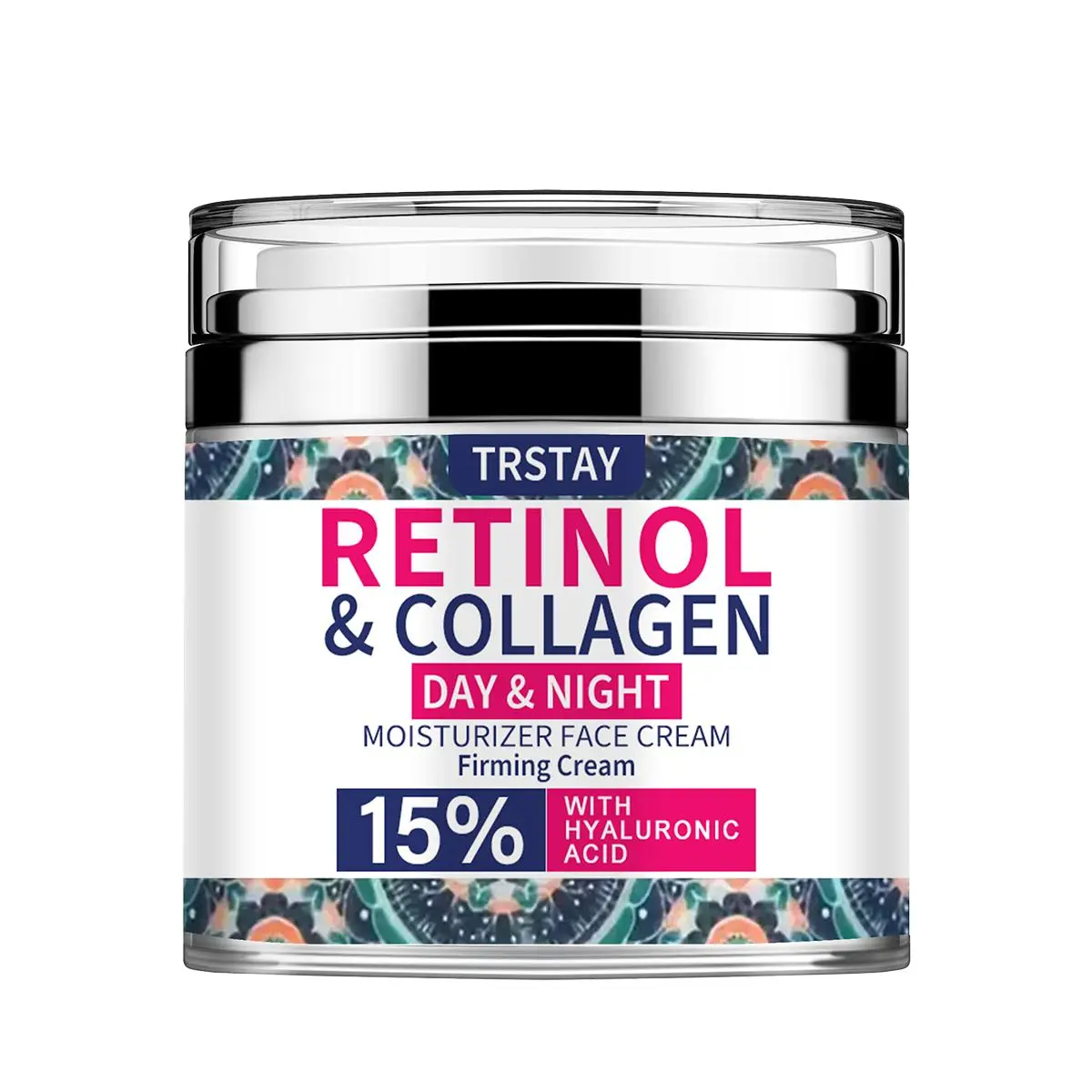 Retinol & Collagen Day & Night Moisturizing Face Cream, Hydrating Face Cream, Face Lotion for Women & Men, Skin Care Product for Daily Use