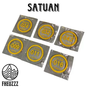 Senar Gitar Elektrik Guitar Electric Plain Ecer Satuan No 1 - 6