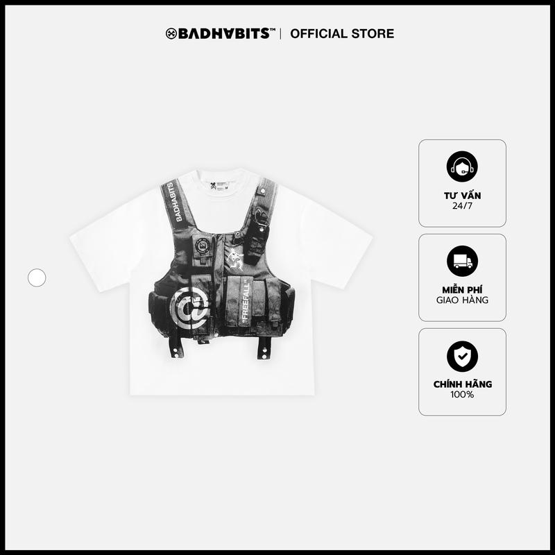Bad Habits Áo Thun Protect From Fear Tee Freefall Collection Form Oversize Cotton Unisex Streetwear Local Brand Chính Hãng Size S M L