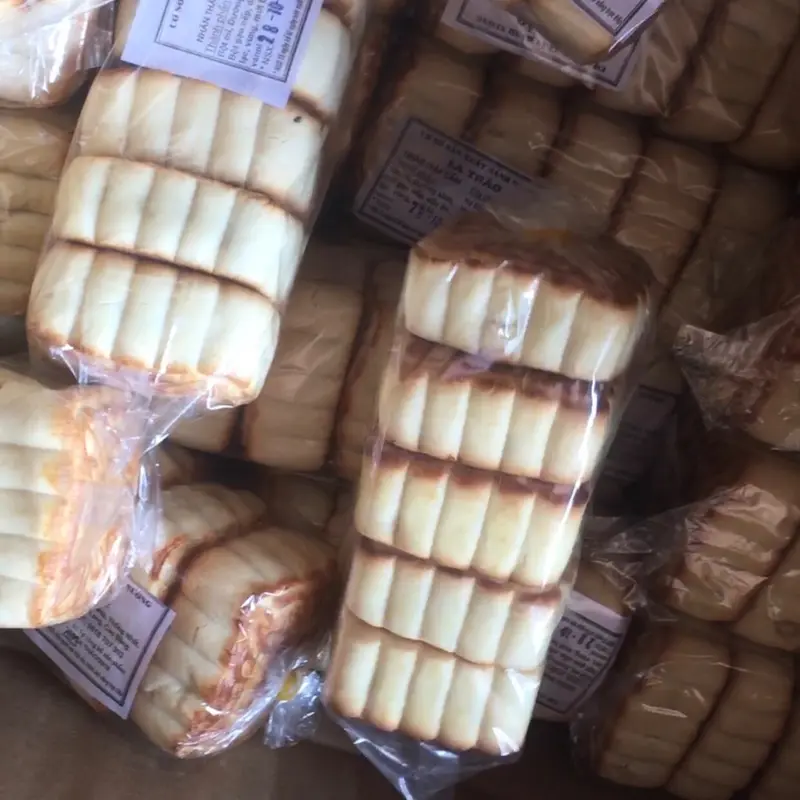 Combo 20 cái Bánh nướng Hạ Lang - Cao Bằng ( 4 túi  ) nhân thập cẩm và nhân đậu xanh. Cake Ăn Vặt Food   Tết Xmas cookie 5