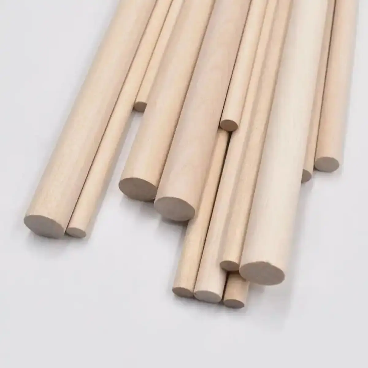 Macrame Wooden Stick Dowel Rod Wood Pieces for DIY Hobby Wood Crafts