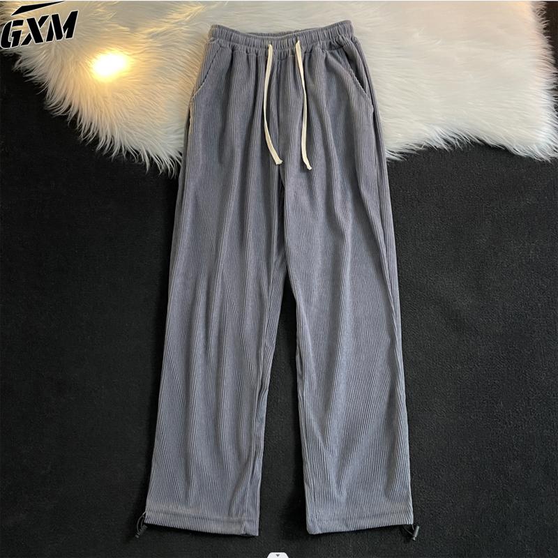 Product Introduction of celana corduroy pria celana cargo corduroy pria celana korea Celana Kasual hitam Casual Model lurus pria celana korduroy Mode retro gaya Korea kain tahan kerut Mode untuk Korduroi Celana Kasual celana kargo premium celana gombrang pria 6