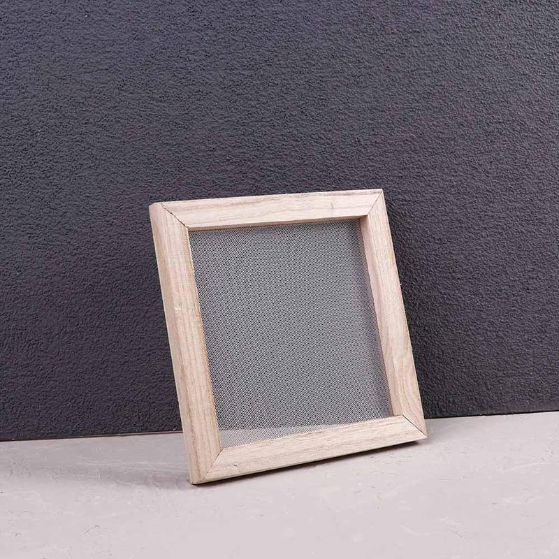 Product Introduction of Ancient For Kids Adults Gift Art Crafts Paper Making   Kit Recycling Handcraft Mould Screen Frame Paper Making Screen Screen Frame Wooden paper holder 10
