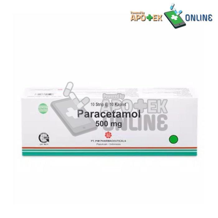 Gambar PARACETAMOL 500MG INDOFARMA STRIP 10 TABLET dari Apotek Yasfi Babelan Kab. Bekasi Tokopedia