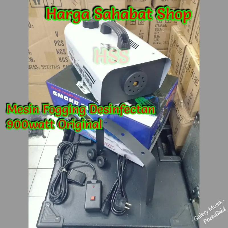 mesin smoke 900watt bonus Biang Liquid 1L = Liquid 5Liter  / mesin Fogging aja asap panggung atau desifectant buat steril virus/kuman 1