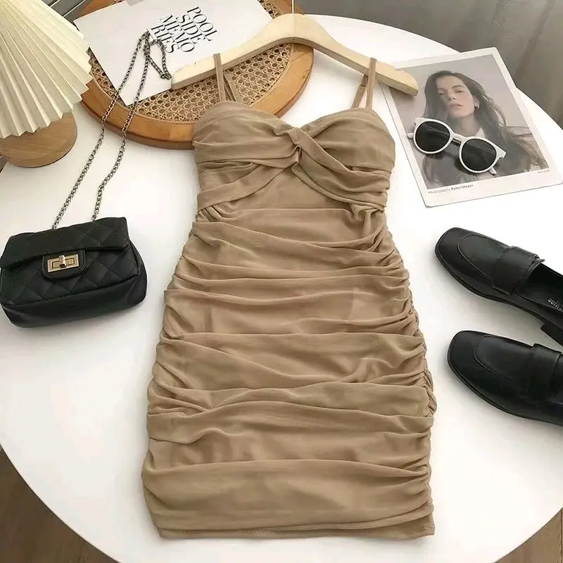 DRESS BODYCON WANITA Polos