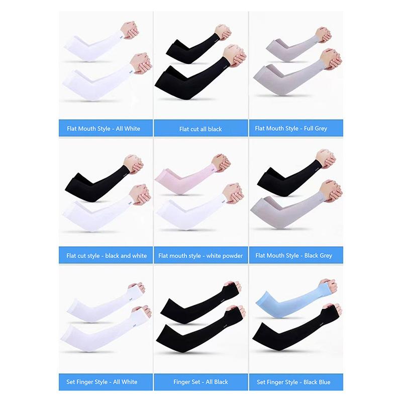 Cool Arm Sleeve Cover for Men Women Sun Protection Ice Sleeve Sunscreen Arm Guard for Basketball Running Cycling Bodybuilding 6