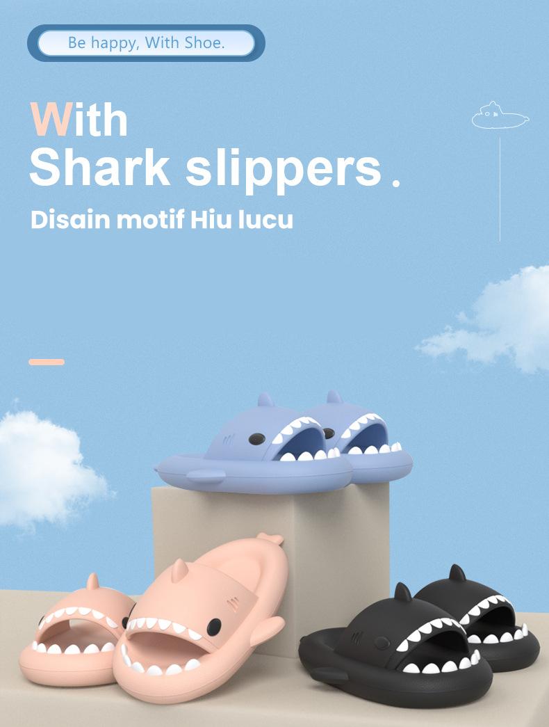 Product Introduction of Starlight Sendal Selop Anak Model Baby Shark Sandal Anak Karakter Hiu Cowok Cewek Unisex Sandal Casual Sandal Cewek Elastic Empuk HSN602 22