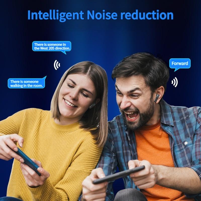 Tai nghe không dây X37 nâng cấp năm 2025 Bluetooth 5.3 Type-C Vỏ sạc Tai nghe chơi game chống ồn 4