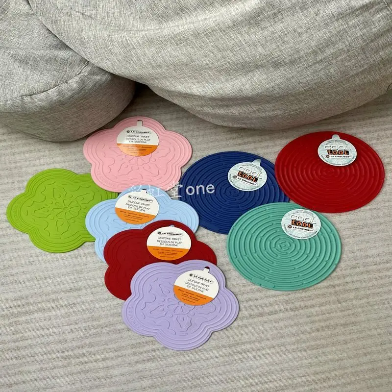 2025 French Silicone Heat Insulation Mat Placemat Pot Mat Cup Bowl Mat High-end Sense Dish Plate Casserole Anti-scald Table Mat High Temperature Resistant