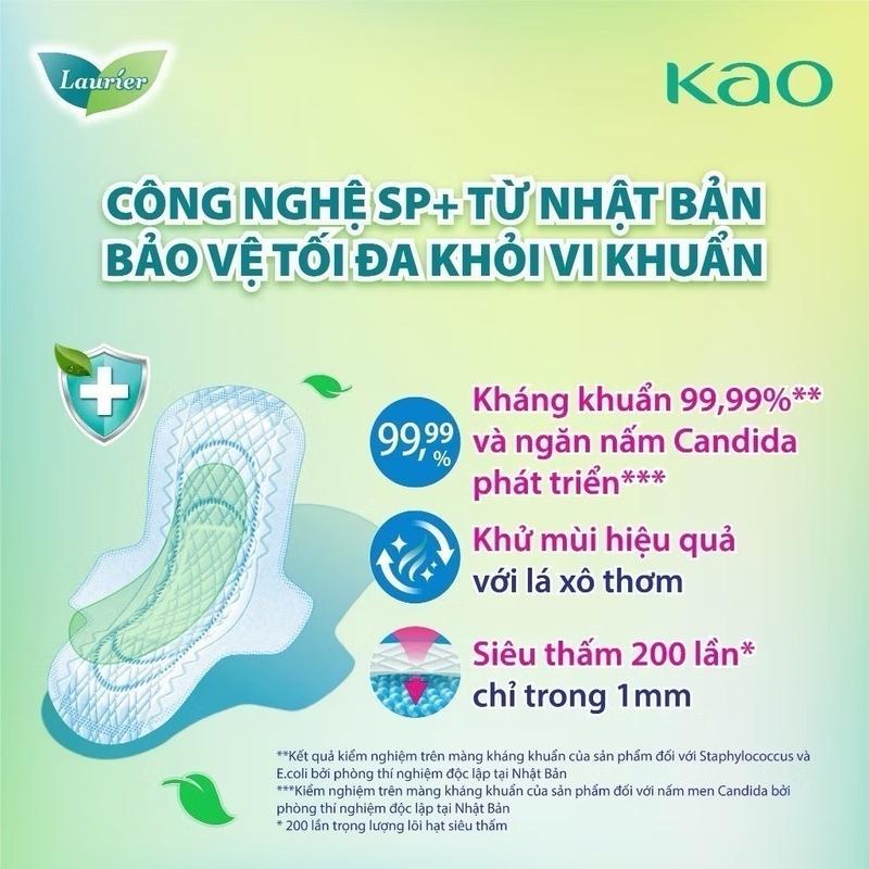Product Introduction of ￼(Chọn loại)Băng Vệ Sinh Laurier Siêu Mỏng Kháng Khuẩn 1mm Loại lớn Nữ Tampon Women 12