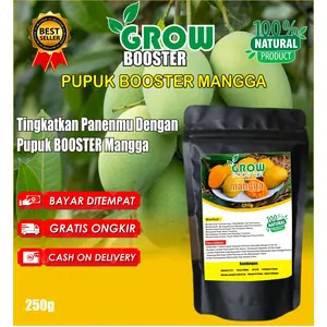 Pupuk Booster Mangga (250gr) I pupuk organik pelebat tanaman I pupuk organik perangsang tanaman Tembaga Tanah