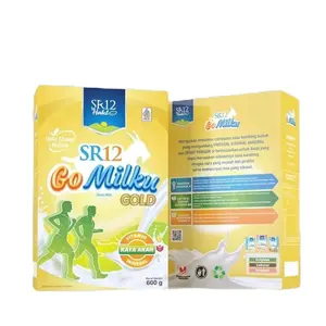 Gomilku Gold SR12 Susu Kambing Etawa Bubuk Asli dengan Bahan Tambahan Ekstak Jahe dan Ekstrak Salmon Untuk Nutrisi Sendi dan Tulang Gula Dairy