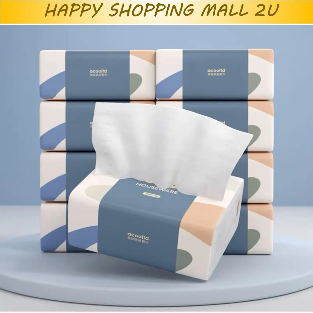 Tissue Soft Facial Tissue Paper 1 Pack (4 Ply x 40 Sheets) Tisu
