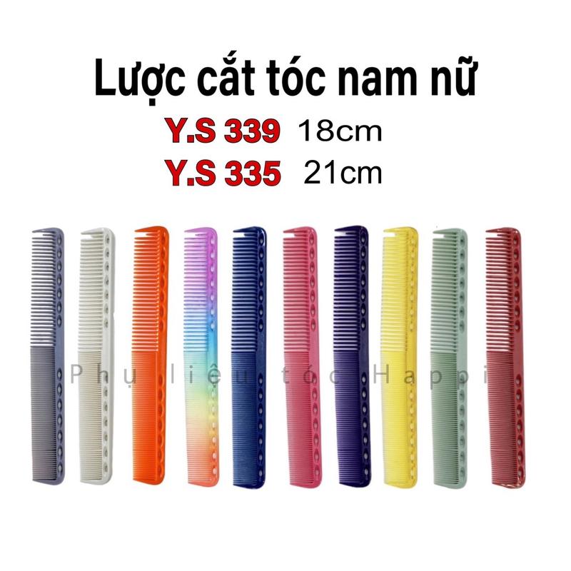 Lược cắt YS 339 dài 18cm,lược cắt tóc Y.S 335 dài 21cm cắt tóc nam nữ chuyên nghiệp