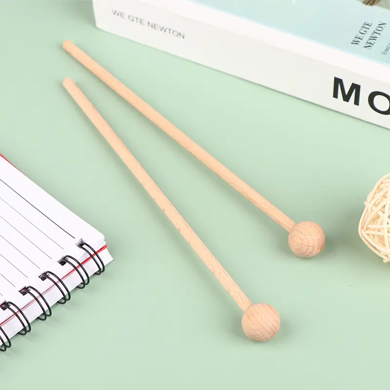1Pair Solid Wood Knocking Sticks Hammer Children's Percussio - TikTok ...