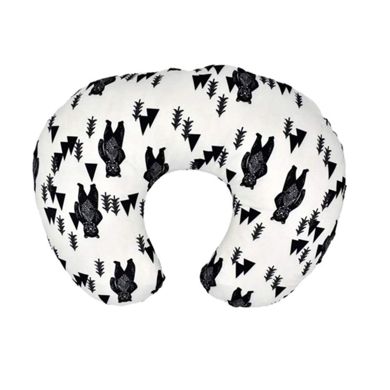 Baby Nursing Pillow Cover Newborn Maternity Breastfeeding Pillow Cover Print U-shape Nursing Pillow Breathable Slipcover 4