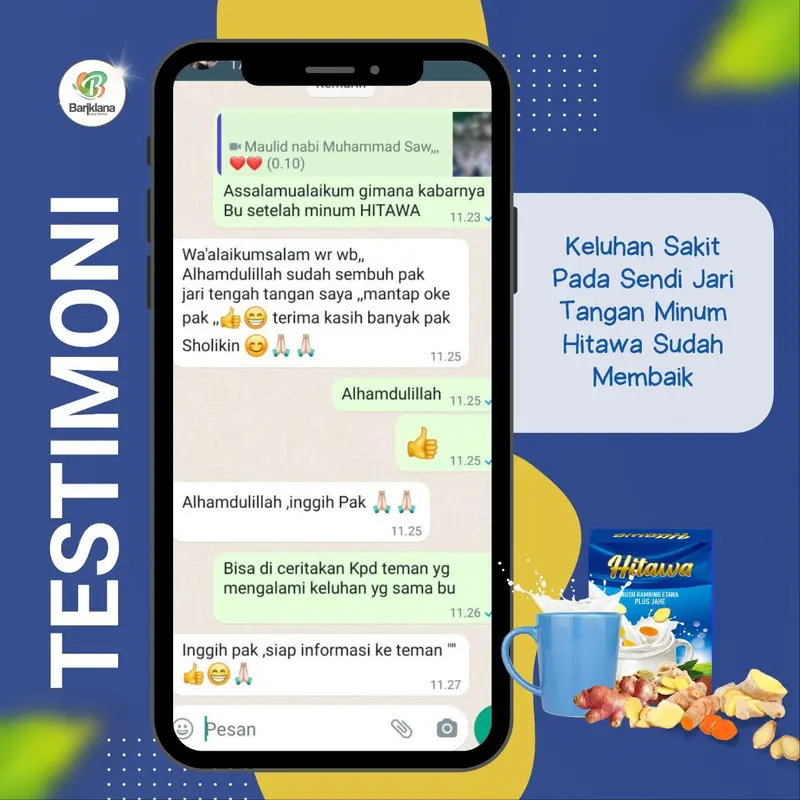 HITAWA Susu Kambing Etawa Plus Herbal Jahe Kunyit Temulawak - 200gr Dairy Milk Bubuk 7