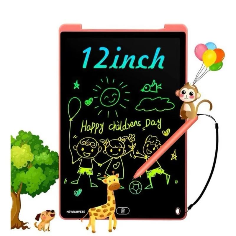 Đồ Chơi Máy Tính Bảng Viết Vẽ Điện Tử LCD Thông Minh Tự Xóa Cho Bé Học  Tập Và Viết Vẽ Đa Năng 12 inch ,16 Inch, Bút Vẽ Đa Sắc Màu.Bộ Quà Tặng  Cho Bé