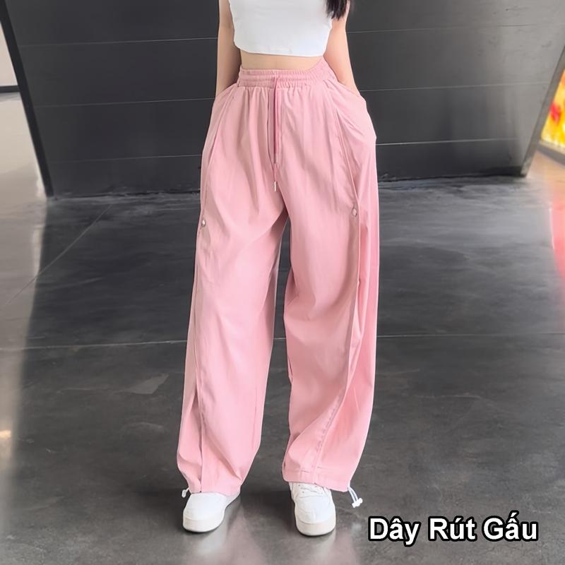 MDQ14 - Quần jogger kaki nữ 2 loại gấu quần cao cấp Hàn phong cách thể thao, đi chơi đi tập đi nhảy 2