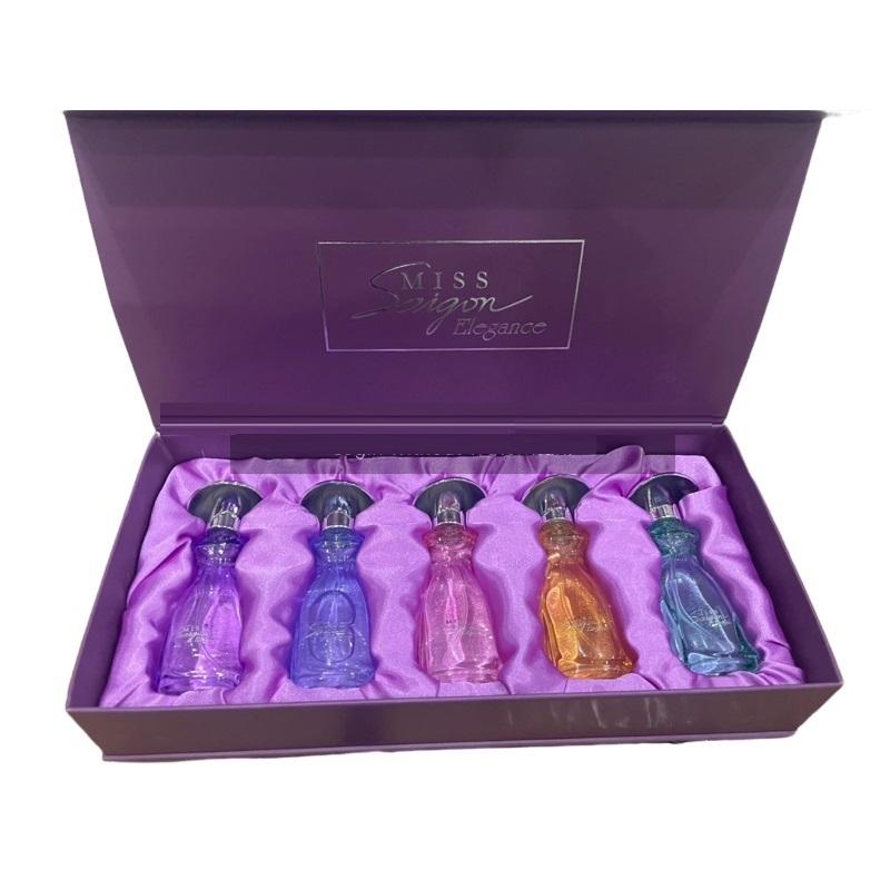 [Chính hãng] Bộ nước hoa Miss Sài Gòn Elegance mini 5x 15ml