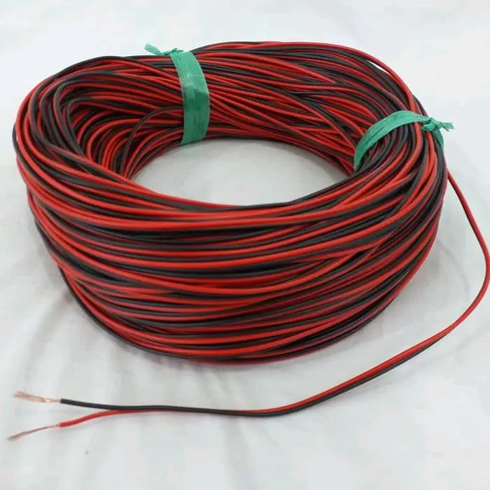 kabel kecil  awg 8 2 jalur merah hitam buat elektronik  bukan untuk kabel listrik rumahan 0