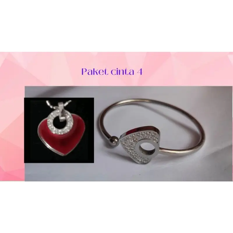 1 Set kalung Gelang Pria Wanita Terbaru W-102 8
