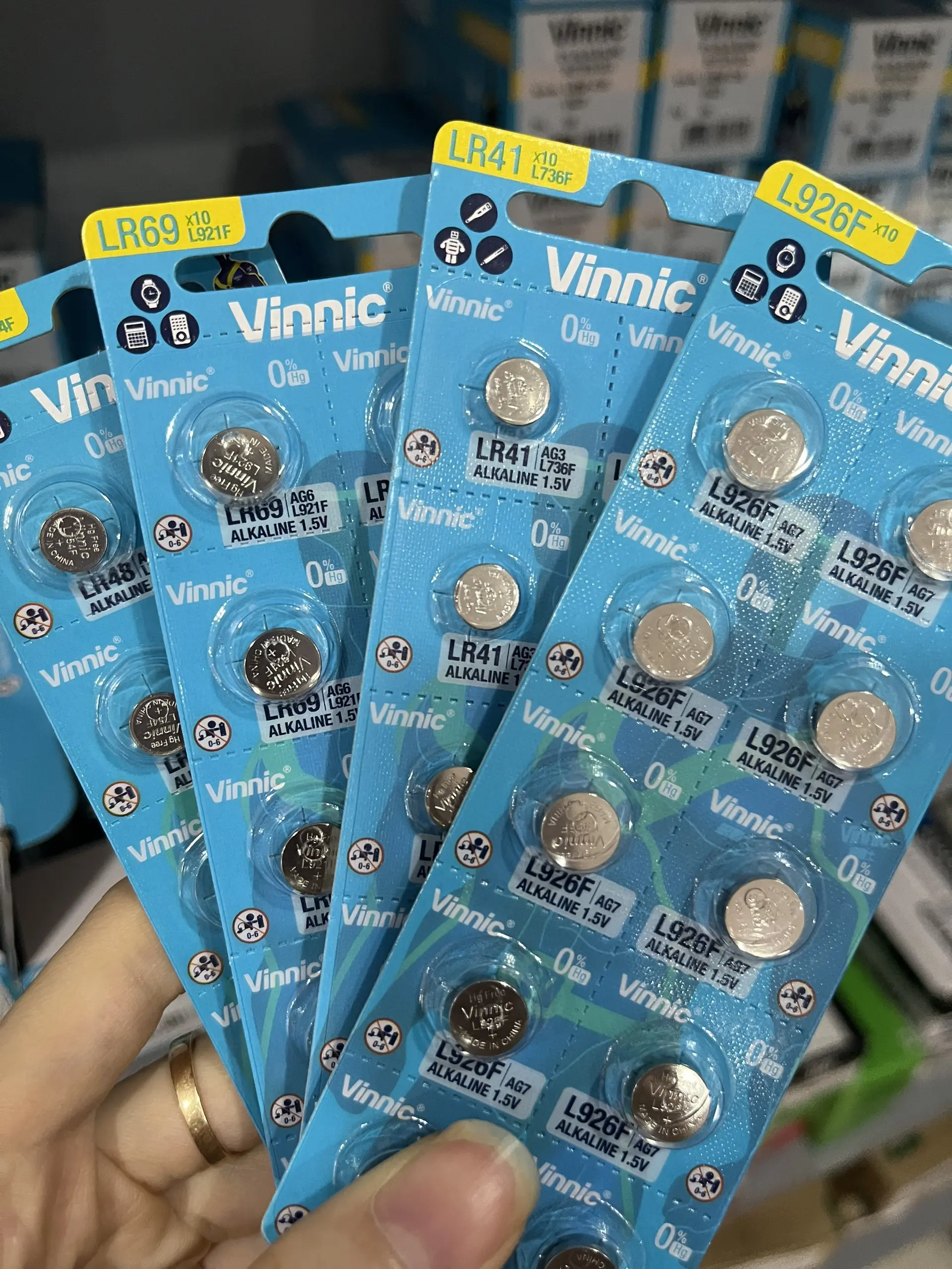 Pin Đồng Hồ Đeo Các Mã Thông Dụng VINNIC lr621 lr626 lr521 lr921 lr721 lr1131 lr1121 lr726 ag5