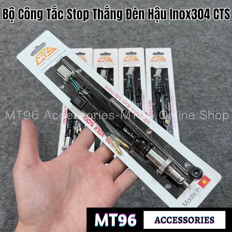 Bộ Công Tắc Stop Đèn Lái (Đèn Hậu) Phanh Chân Sau Inox CTS Gắn Wave Dream Futre Inox304