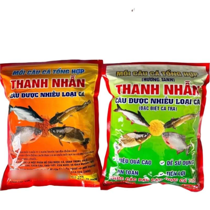   HÀNG CHÍNH HÃNG  1 Bịch Cám Thanh Nhẫn Hương Thơm Và 1 Bịch Hương Tanh Fishing Bắt Cá Đi Câu 