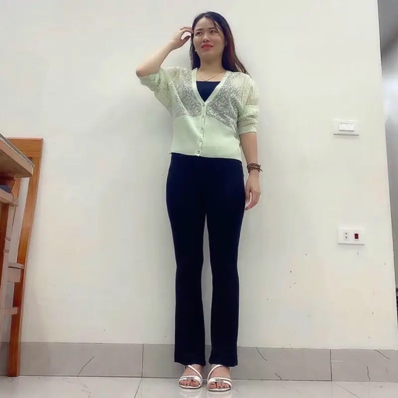 COMBO: 2c quần ống loe tôn dáng có giãn (có túi) 4