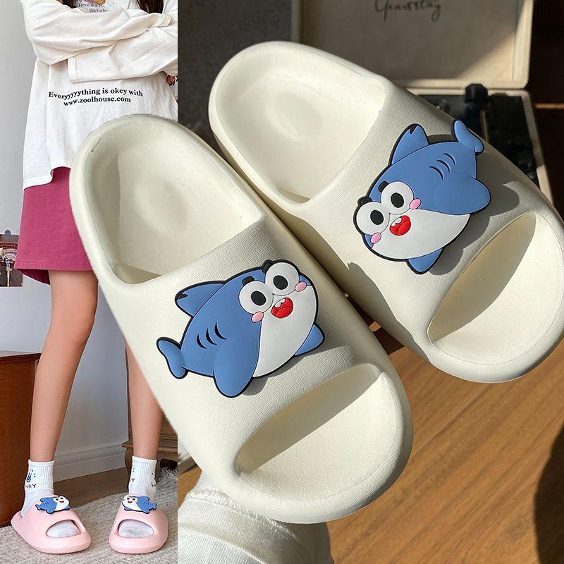 Dép Cá Mập Đu Đu đi trong nhà, ngoài trời thời trang đơn giản nam nữ dép bánh mì Dionstore chống trượt thoải mái thoáng khí chất liệu EVA