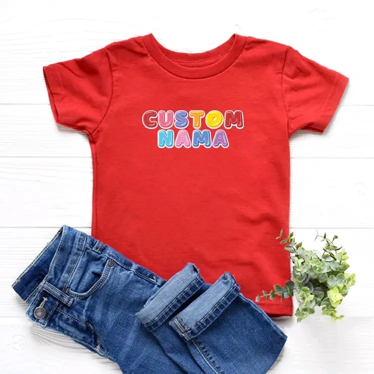 Kaos anak Custom nama pelangi baju anak nama pelangi 2