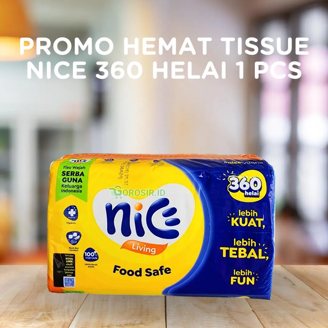 Tissue Nice 360 Sheets 2 Ply / Tisu Satuan - Shop | Tokopedia