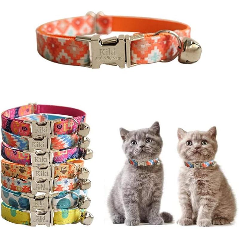 Cat collars with name and phone number hotsell