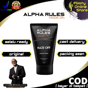 Alpha Rules Raze Off Shaving Cream - Krim cukur Alpharules 100gr