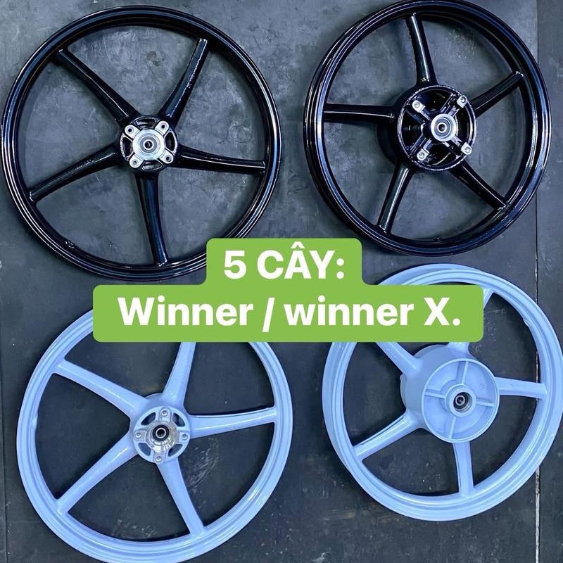 Mâm 5 cây full mã exciter 150/ exciter 155/ exciter 135 / sirius / winner / sonic / raider  Phụ Tùng  lắp như zin