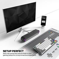 Gambar Fantech Groove Bar BS160 BS-160 Wireless Bluetooth Portable Gaming Speaker RGB 4 Way Connection - Black dari GGSTORESBY Kota Surabaya 3 Tokopedia