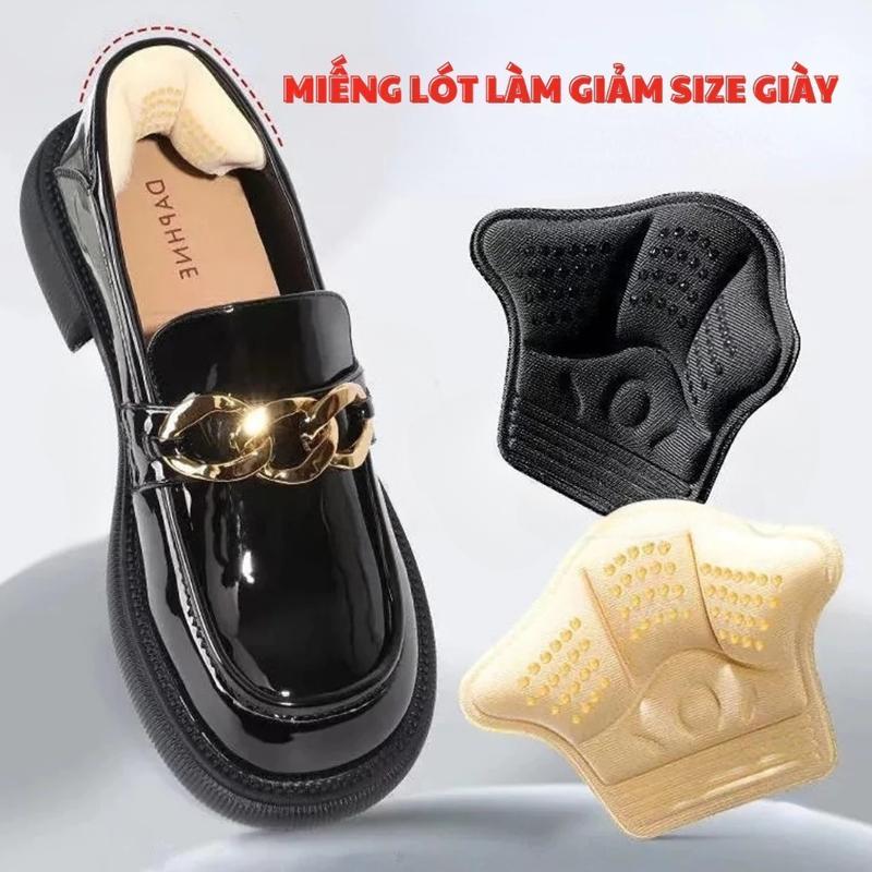 MiraLife Miếng lót giày chống rộng - đệm gót giảm size giày - Miếng lót gót giày giảm size Chống nhấc gót êm chân