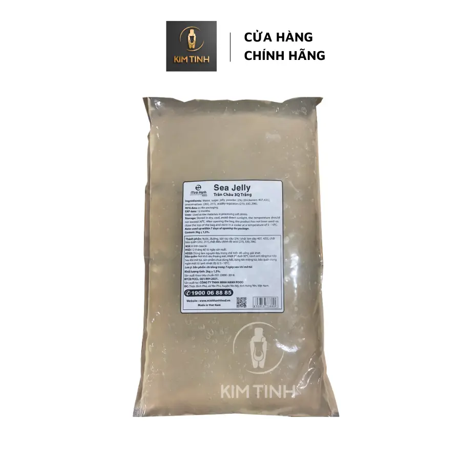 Trân Châu Trắng 3Q Sea Minh Hạnh 2kg - Topping Đồ Uống