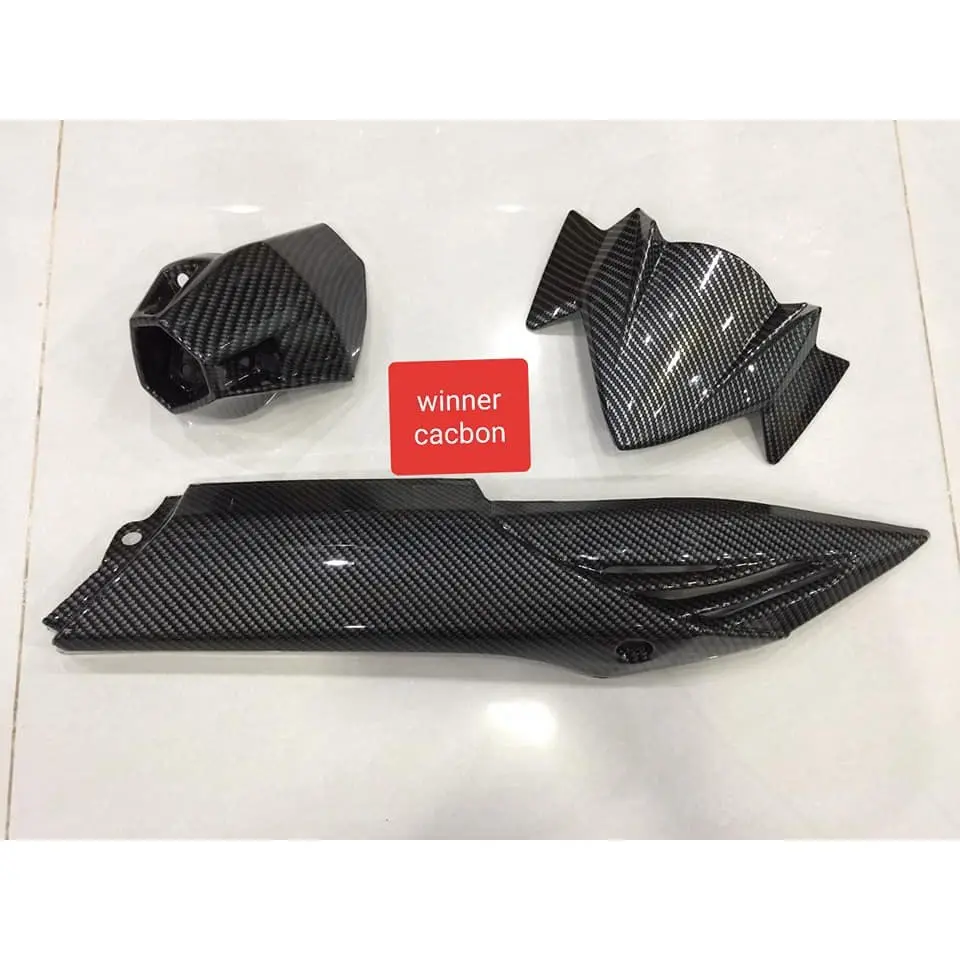 Bộ ốp Pô và Mão Winner v1 Carbon . DoChoiXeMayShop
